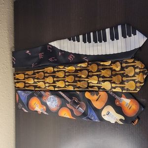 Music Themed Mens Ties